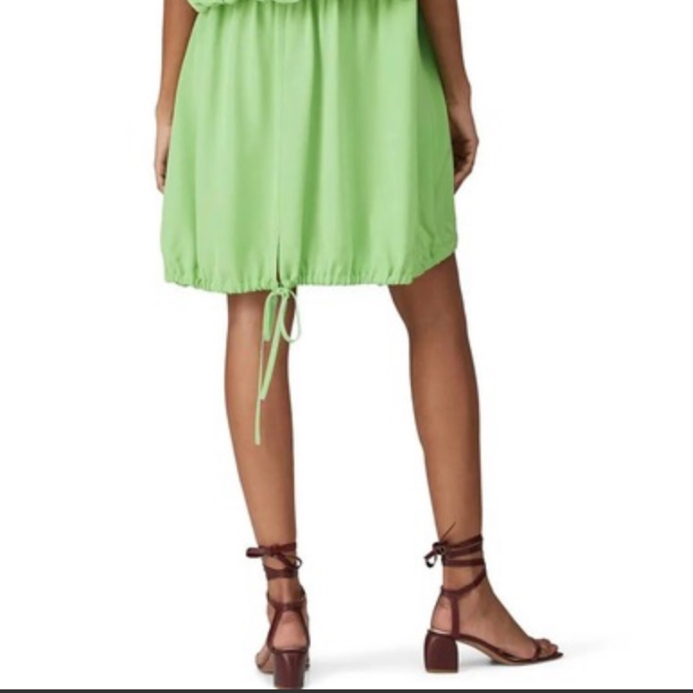 TiBi Eco Silk Cape Dress with drawstring hem - Picture 2 of 6